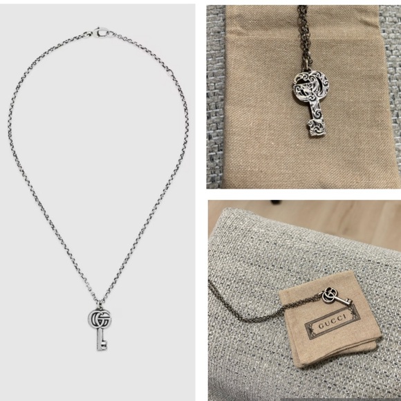 Make an offer😍 GUCCI GG Marmont key pendant necklace - Picture 1 of 9